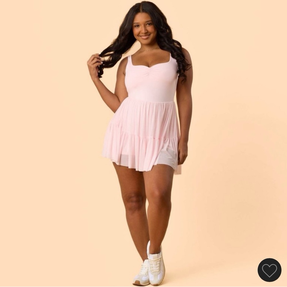 NWT Blogilates Women's Sweetheart Ballerina
Dress - Light Pink 3X